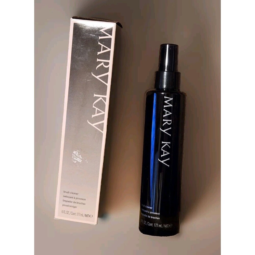 New In Box Mary Kay Makeup Brush Cleaner 6 fl oz Full Size Dry to Oily Skin!